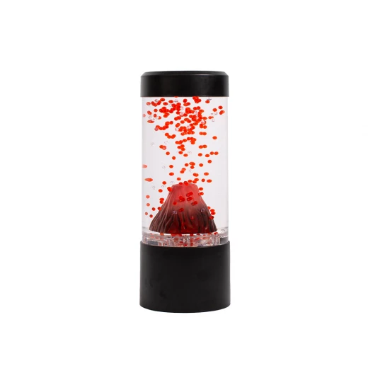 The Source Round Mini Volcano Lamp: Eruption Effect with Red Beads, Desk & Bedside Table Friendly, Quiet Operation, Requires 3xAA or USB Power, 10x10x23cm Size - The Source - Image 3