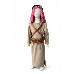 زي بدوي أردني للأولاد بعمر سنتين دشداشة شماغ عقال