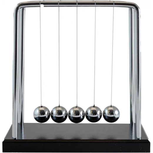 The Source Newton's Cradle Classic Physics Desk Toy Chrome Balls 17.5cm - The Source - Image 12