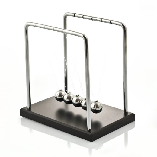 The Source Newton's Cradle Classic Physics Desk Toy Chrome Balls 17.5cm - The Source - Image 14
