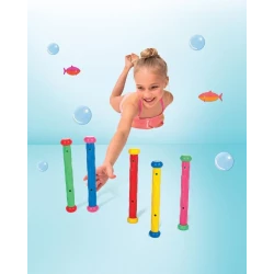 Dive Sticks Set 5 Vibrant Colors for Pool Games and Underwater Fun