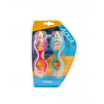 Aqua Flow Kids Goggles Set of 2 Anti Fog Soft Silicone Comfortable Adjustable Strap for Underwater Exploration - Aqua flow