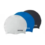 Silicone Swim Caps Set of 3 Colors for Adults and Youth Durable Flexible Fit