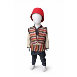 Msaharati Boy Outfit Traditional Costume Set 2 Years Old Includes Hat and Belt Authentic Design Perfect for Celebrations and Cultural Events Comfortable and Stylish Fit