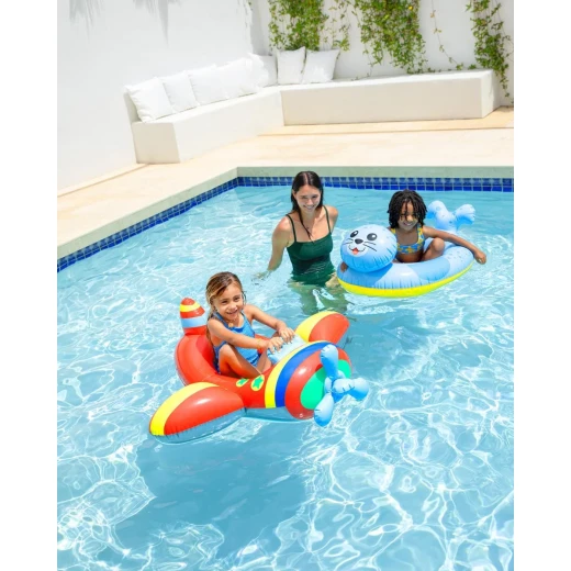 Pool Cruiser Inflatable Pool Floats for Kids Ages 3-6 Years Fun Water Play Adventure - Pool cruiser - Image 3