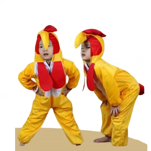 زي دجاج للأطفال كبير 7 10 سنوات مضحك تنكري - Image 2