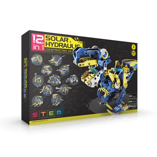 The Source 12 in 1 Solar Hydraulic Robot Construction Kit for Kids Age 8+ - The Source - Image 21