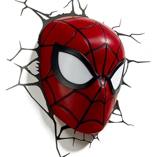The Source Marvel SpiderMan Head Night Light 3D Wall Art for Kids Room - The Source - Image 8