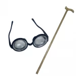 Old Man Costume Stick and Glasses Set for 100 Days of School Celebration