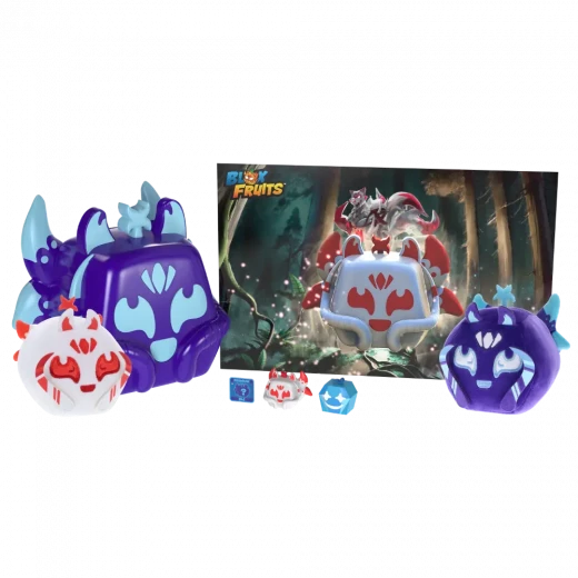 Blox Fruits Kitsune Collector Bundle Exclusive Plush Figures and DLC Codes - Blox fruits - Image 3