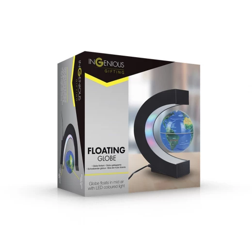 The Source Levitating Globe Light 10 Inch Diameter Floating World Map for Home Decor with UK Plug Magnetic Suspension Display for Globe Trotters and Gift Giving - The Source - Image 3
