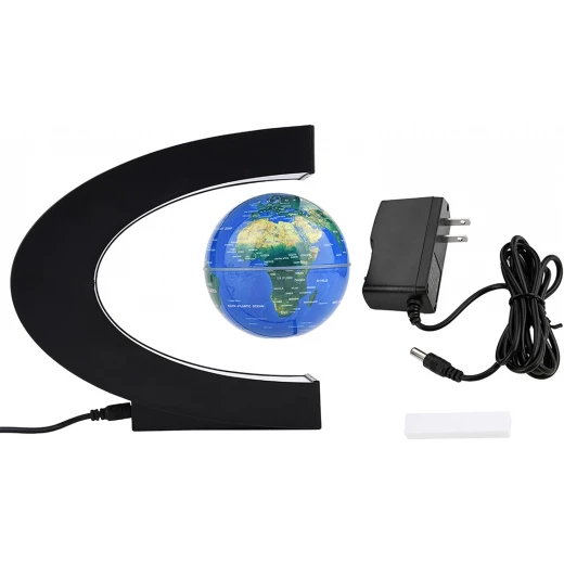 The Source Levitating Globe Light 10 Inch Diameter Floating World Map for Home Decor with UK Plug Magnetic Suspension Display for Globe Trotters and Gift Giving - The Source - Image 4