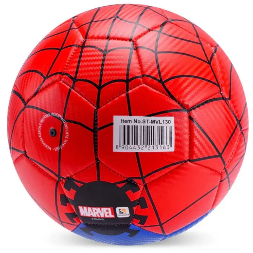 Marvel Spiderman Carbon Fiber Football, Durable PVC, Official Licensed, Size 5 - Marvel - Image 3