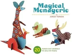 Magical Menagerie Punch Out Animal Book 20 Animals for Play and Display Magical Menagerie Punch Out Animal Book 20 Animals for Play and Display