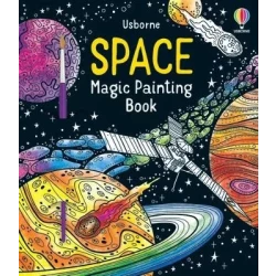 كتاب سحري للرسم الفضائي للأطفال، كشف بالماء خالٍ من الفوضى، كواكب ونجوم