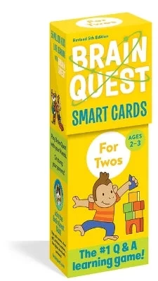 بطاقات ذكية Brain Quest للأطفال بعمر سنتين، الإصدار الخامس المنقح، أنشطة تعليمية بطاقات ذكية Brain Quest للأطفال بعمر سنتين، الإصدار الخامس المنقح، أنشطة تعليمية