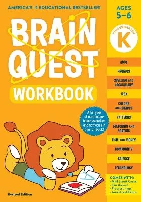 Brain Quest Kindergarten Workbook Educational Activity Book 1 with Numbers, Letters and Thinking Exercises for Ages 5 to 6. Fun and Engaging Learning Tool for Kids Brain Quest Kindergarten Workbook Educational Activity Book 1 with Numbers, Letters and Thinking Exercises for Ages 5 to 6. Fun and Engaging Learning Tool for Kids