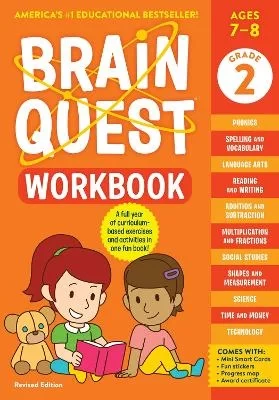 كتاب Brain Quest للصف الثاني: أنشطة الرياضيات واللغة والفنون والعلوم كتاب Brain Quest للصف الثاني: أنشطة الرياضيات واللغة والفنون والعلوم