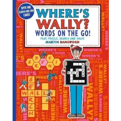 Where's Wally Words on the Go! Activity Book for Kids: Play 2 Solve Puzzles, Search for Hidden Objects, and Enjoy Word Games for Ages 6+ Portable Fun!