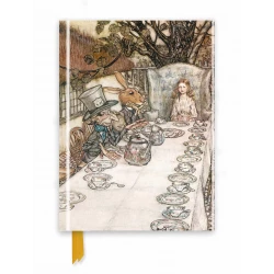Arthur Rackham's Alice in Wonderland Tea Party Foiled Journal, Exquisite Book for Creative Writing, Journaling, & Artistic Sketching, Featuring 200+ Pages & Premium Quality Paper
