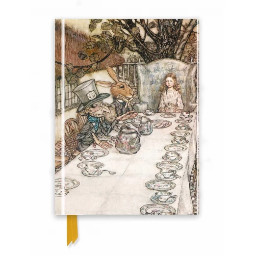 Arthur Rackham's Alice in Wonderland Tea Party Foiled Journal, Exquisite Book for Creative Writing, Journaling, & Artistic Sketching, Featuring 200+ Pages & Premium Quality Paper - Rackham - Image 2