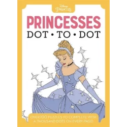 Disney Dot to Dot Princesses Activity Book, Connect the Dots, Coloring Pages, for Kids