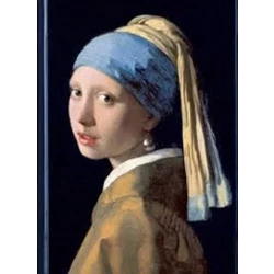Johannes Vermeer Girl with a Pearl Earring Foiled Journal, Art Notebook, 192 Pages