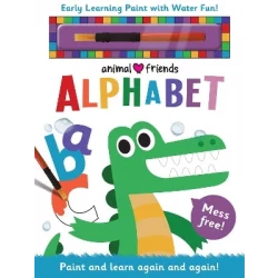 Early Water Paint Animal Alphabet Book for Toddlers, Mess Free Painting, A to Z