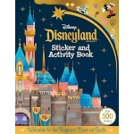 Disneyland Parks Activity Book Sticker Book for Kids, Reusable Stickers, Fun Games