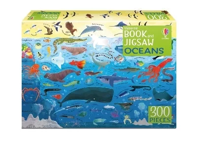 Usborne Oceans Book and Jigsaw Puzzle Set: Educational Activity for Kids, Featuring 100+ Piece Jigsaw, Explore Sea Life, Interactive Learning, Perfect Gift for Ages 5+ Usborne Oceans Book and Jigsaw Puzzle Set: Educational Activity for Kids, Featuring 100+ Piece Jigsaw, Explore Sea Life, Interactive Learning, Perfect Gift for Ages 5+