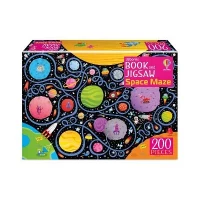 Usborne Space Maze Book and Jigsaw Puzzle Set, Interactive Learning, for Kids