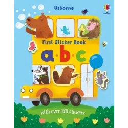 First Sticker Book ABC Alphabet Learning for Preschoolers, Reusable Stickers
