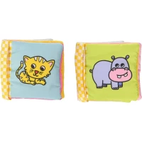 Little Soft Duo: Cat & Hippo Plush Toy Set for Babies & Toddlers, Soft & Cuddly 2-Piece Set, Perfect for Nap Time, Playtime, & Comfort. Ideal for Ages 0+