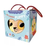 Soft Book for Babies Puppy Fold Out Cloth Book Interactive Early Learning Toy