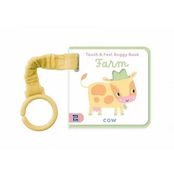 Buggy Book Farm Touch and Feel Book for Babies and Toddlers, Interactive Sensory Learning