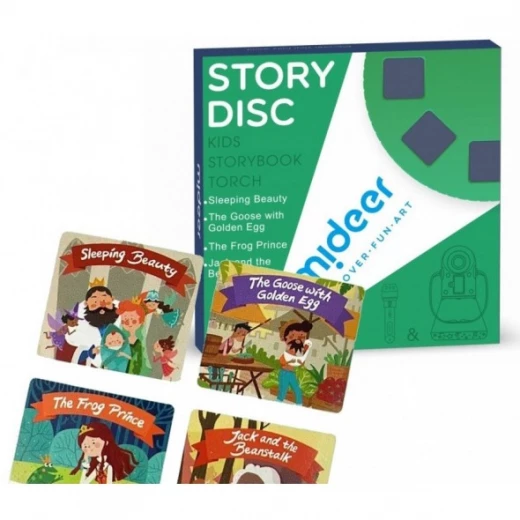 Mideer Story Disc Player for Kids Age 3+ Interactive Educational Toy with 5 Discs and Easy Operation for Preschoolers - MIDEER - Image 4