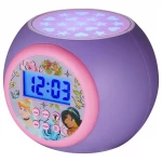 Disney Princess Projector Alarm Clock for Kids, Blue Backlight, Ceiling Projection - Disney