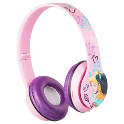 Disney Kids Bluetooth Headphones Princess Pink Over Ear 3+ Years