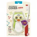 Flipper Owl Toothbrush Cover Earthy Self Opening and Closing for Kids - Flipper
