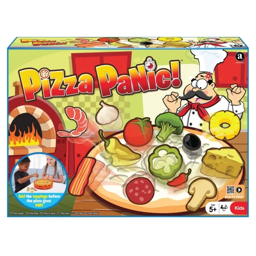Ambassador Pizza Panic Family Board Game: Fast Paced Pizza Matching Fun for Kids, Promotes Hand Eye Coordination, Quick Thinking, Ages 4+. Perfect for Game Nights - Ambassador - Image 2