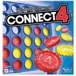 Connect 4 Grid Classic Strategy Board Game for Kids and Family Fun