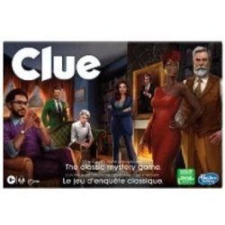 Clue Cluedo Classic Refresh Mystery Detective Board Game: Solve the Crime with 6 Suspects, 6 Weapons, and 9 Rooms. Perfect for Family Game Nights, Ages 8+ for 2-6 Players