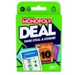 Monopoly Deal Refresh Card Game Family Fun Strategy for 2-5 Players