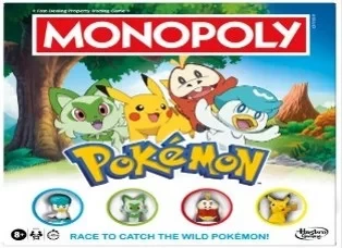 لعبة مونوبولي بوكيمون لوحية اصطد، تاجر، وتنافس للمرح العائلي لعبة مونوبولي بوكيمون لوحية اصطد، تاجر، وتنافس للمرح العائلي