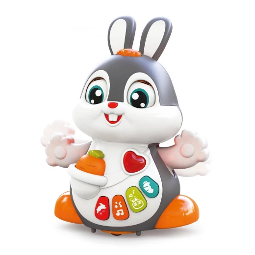 Hola Dancing Bunny Interactive Musical Toy for Babies, Encourages Crawling & Motor Skills, 12 Months+, Features Flapping Ears & Sound Effects - Hola - Image 2