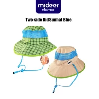 Mideer Two Side Kid's Sunhat Pink 3 Years Old, Reversible Design for Summer Protection, Comfortable and Stylish Headwear for Children