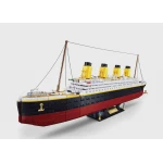 موديل بريكس تايتانيك 1/350 مجموعة بناء نموذج مفصلة، تتميز بـ 2370 قطعة، نسخة طبق الأصل لسفينة تاريخية كلاسيكية لهواة الجمع والمتحمسين، بناء مفصل للغاية - موديل بريكس