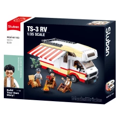موديل بريكس 1/35 TS-3 RV طقم نموذج لمركبة عسكرية، يتميز بـ 506 قطعة، بناء مفصل للغاية لهواة التجميع، نموذج بلاستيكي