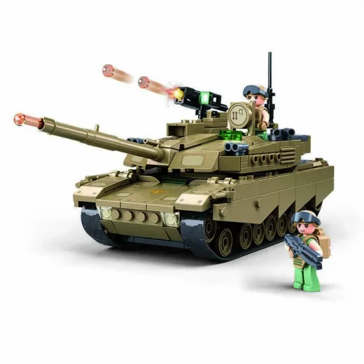 ARMY OEF M1XS Main Battle Tank Construction Set 314 Piece Military Model Kit Detailed Design Compatible With Other Brands Great Gift Idea For 10+ Years Olds - Army oef - Image 2