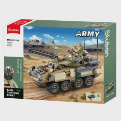 ARMY OEF Stryker Armored Vehicle ADS with 310 Pieces: A Detailed Model Kit for Collectors and Enthusiasts